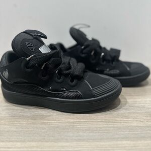 LANVIN Leather Curb Sneakers NWOT